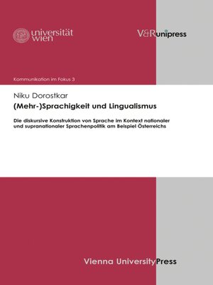 cover image of (Mehr-)Sprachigkeit und Lingualismus
